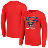 NHL Florida Panthers Starter Team Logo Graphic Long Sleeve T-Shirt - Red