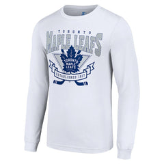 NHL Toronto Maple Leafs Starter Team Logo Graphic Long Sleeve T-Shirt - White