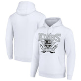 NHL Los Angeles Kings Starter Team Logo Graphic Fleece Tri-Blend Pullover Hoodie - White