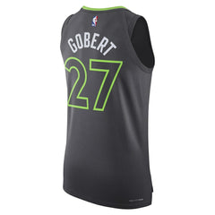 NBA Rudy Gobert Minnesota Timberwolves Jordan Brand Authentic Jersey - Statement Edition - Anthracite on sale