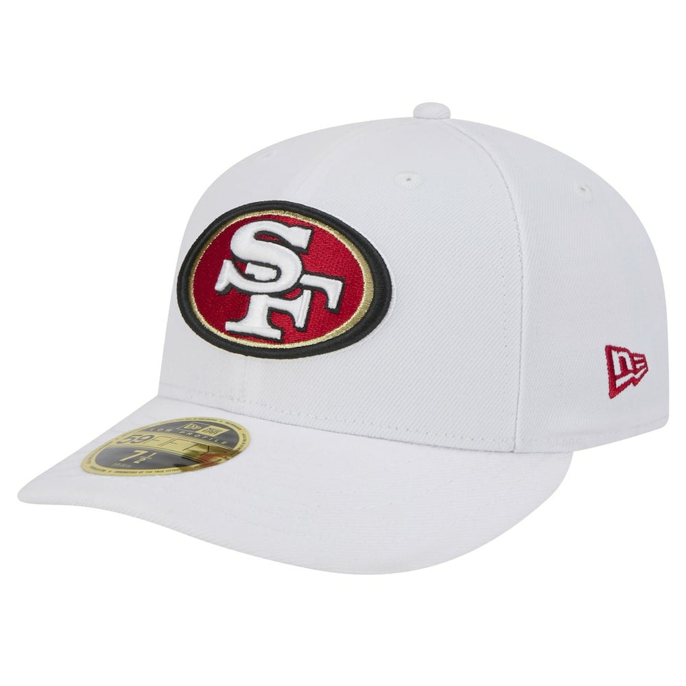 San Francisco 49ers New Era Omaha Low Profile 59FIFTY Fitted Hat White