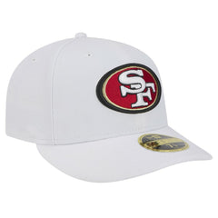 San Francisco 49ers New Era Omaha Low Profile 59FIFTY Fitted Hat White