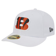Cincinnati Bengals New Era Omaha Low Profile 59FIFTY Fitted Hat White