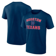 Houston Texans Secondary Logo Victory Arch T-Shirt Navy