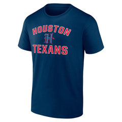Houston Texans Secondary Logo Victory Arch T-Shirt Navy