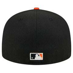 San Francisco Giants New Era Shadow Stitch 59FIFTY Fitted Hat - Black Hats