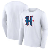 Houston Texans Secondary Logo Long Sleeve T-Shirt White