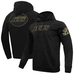 New York Jets Pro Standard Classic Chenille Pullover Hoodie Black