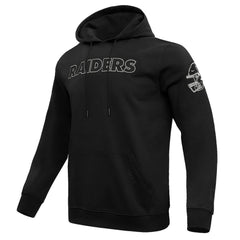 Las Vegas Raiders Pro Standard Classic Chenille Pullover Hoodie Black