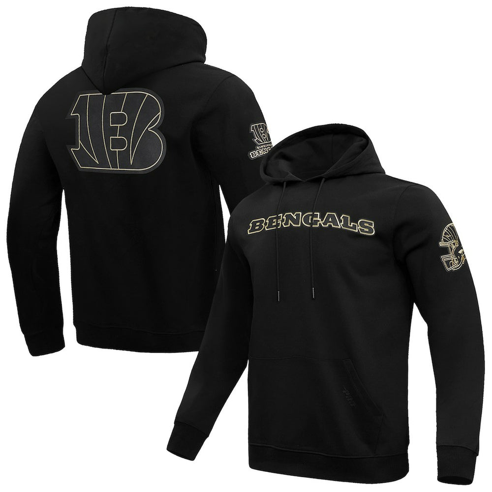 Cincinnati Bengals Pro Standard Classic Chenille Pullover Hoodie Black
