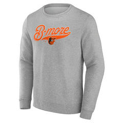 Baltimore Orioles B-More Pullover Sweatshirt - Gray Pullover