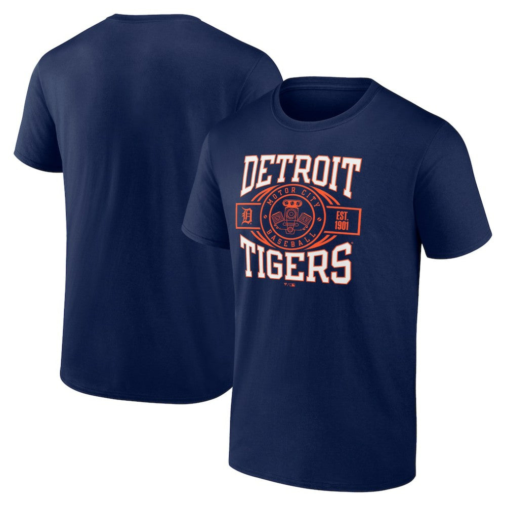 Detroit Tigers Motor City Baseball T-Shirt - Navy T-shirts