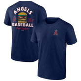 Los Angeles Angels Big A Burger T-Shirt - Navy T-shirts