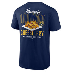 Milwaukee Brewers Cheese Fry T-Shirt - Navy T-shirts
