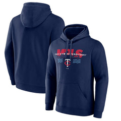 Minnesota Twins Territory Pullover Hoodie - Navy Hoodies