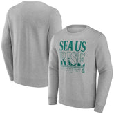 Seattle Mariners Sea Us Rise Pullover Sweatshirt - Gray Pullover