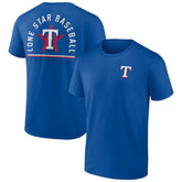 Texas Rangers Lone Star Baseball T-Shirt - Royal T-shirts