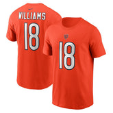 Caleb Williams Chicago Bears Name & Number T-Shirt Orange