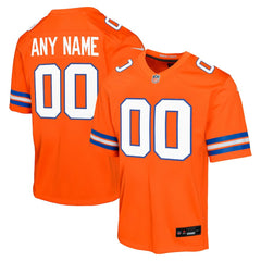 NFL Denver Broncos Youth Mile High Collection 1977 Throwback Custom Game Jersey - Orange