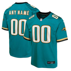 NFL Jacksonville Jaguars Youth Prowler Throwback Custom Game Jersey - Teal