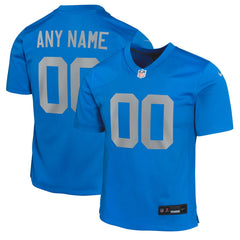 NFL Detroit Lions Youth Alternate Custom Game Jersey - Blue