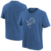 Detroit Lions Preschool Team Logo T-Shirt Blue