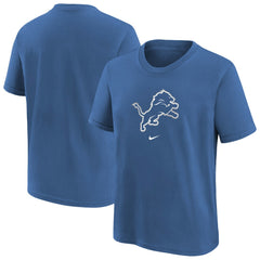 Detroit Lions Preschool Team Logo T-Shirt Blue