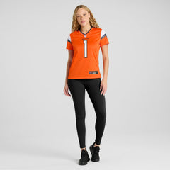 NFL Denver Broncos Women's #1 Mom Game Jersey - Orange
