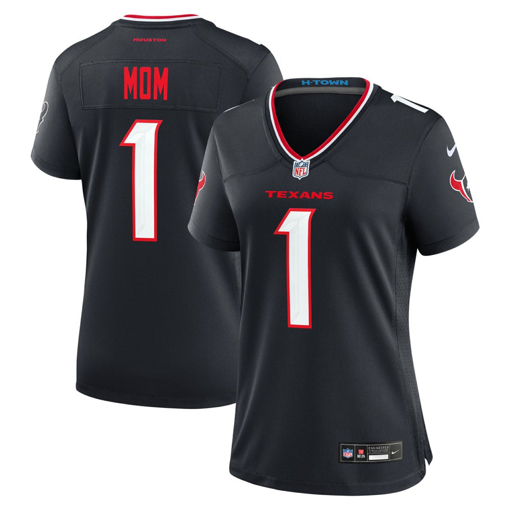 NFL Houston Texans Women's #1 Mom Game Jersey - Navy
