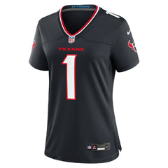 NFL Houston Texans Women's #1 Mom Game Jersey - Navy