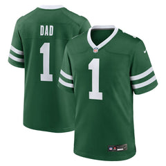 NFL New York Jets #1 Dad Game Jersey - Legacy Green