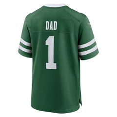 NFL New York Jets #1 Dad Game Jersey - Legacy Green