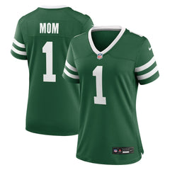 NFL New York Jets Women's #1 Mom Game Jersey - Legacy Green
