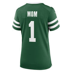 NFL New York Jets Women's #1 Mom Game Jersey - Legacy Green