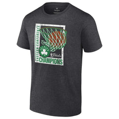 Boston Celtics 2024 Eastern Conference Champions Full Court Trap T-Shirt Heather Charcoal