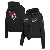 Arizona Cardinals Pro Standard Women's Split Logo Full-Zip Hoodie Black