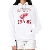 NHL Detroit Red Wings G-III 4Her by Carl Banks Women's Team Logo Tri-Blend Fleece Pullover Hoodie - White