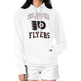NHL Philadelphia Flyers G-III 4Her by Carl Banks Women's Team Logo Tri-Blend Fleece Pullover Hoodie - White