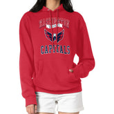 NHL Washington Capitals G-III 4Her by Carl Banks Women's Team Logo Tri-Blend Fleece Pullover Hoodie - Red