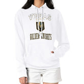 NHL Vegas Golden Knights G-III 4Her by Carl Banks Women's Team Logo Tri-Blend Fleece Pullover Hoodie - White