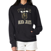 NHL Vegas Golden Knights G-III 4Her by Carl Banks Women's Team Logo Tri-Blend Fleece Pullover Hoodie - Black