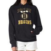 NHL Boston Bruins G-III 4Her by Carl Banks Women's Team Logo Tri-Blend Fleece Pullover Hoodie - Black