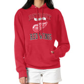 NHL Detroit Red Wings G-III 4Her by Carl Banks Women's Team Logo Tri-Blend Fleece Pullover Hoodie - Red