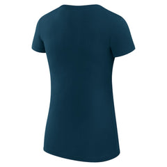 NHL Columbus Blue Jackets G-III 4Her by Carl Banks Women's Super-Slim Fit Lightweight Team Logo Graphic T-Shirt - Navy