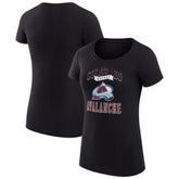 NHL Colorado Avalanche G-III 4Her by Carl Banks Women's Super-Slim Fit Lightweight Team Logo Graphic T-Shirt - Black