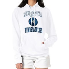 Minnesota Timberwolves G-III 4Her by Carl Banks Women's Graphic Fleece Pullover Hoodie White