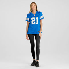 NFL Amik Robertson Detroit Lions Women's Team Game Jersey - Blue