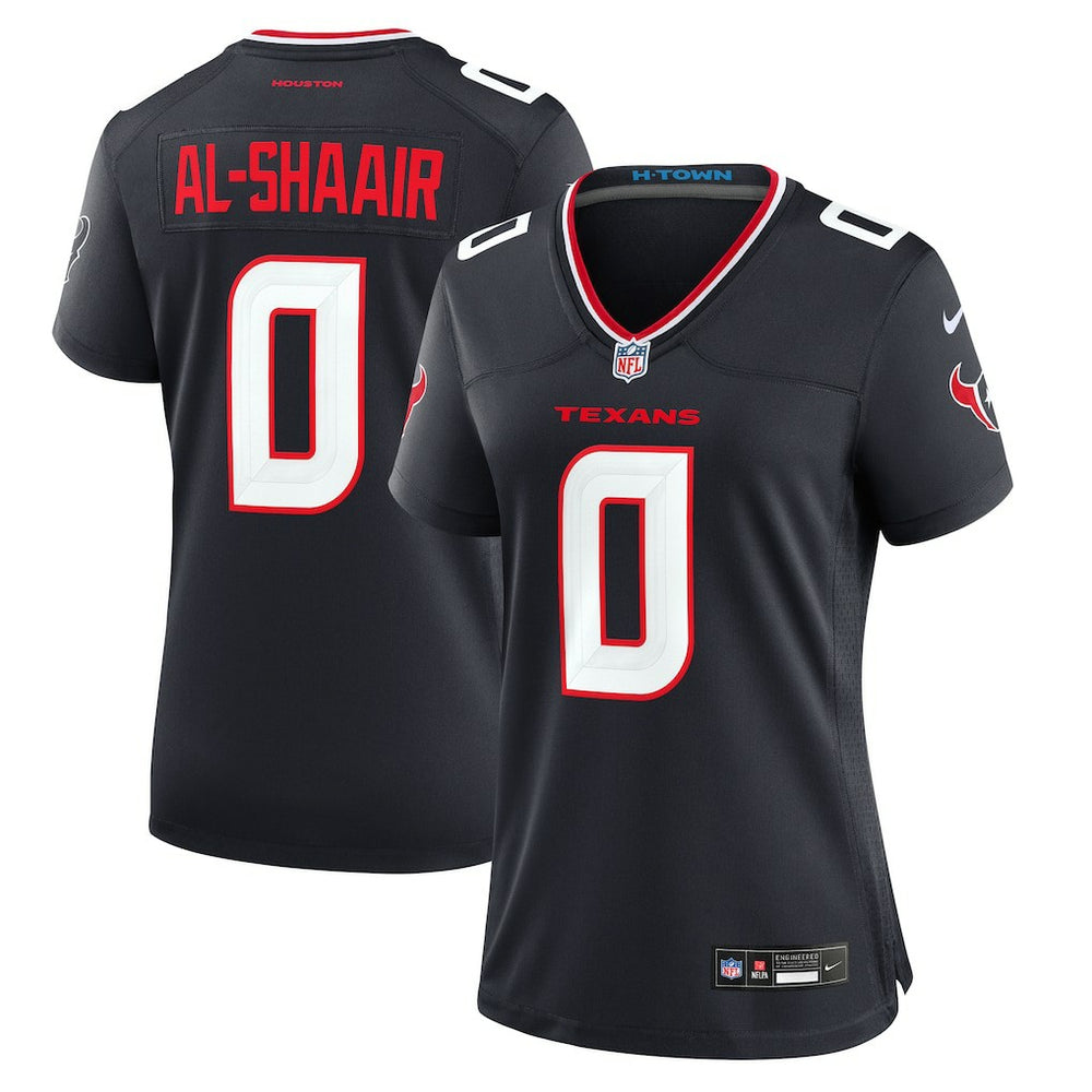 NFL Azeez Al-Shaair Houston Texans Women's Team Game Jersey - Navy