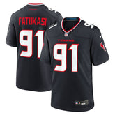NFL Folorunso Fatukasi Houston Texans Team Game Jersey - Navy