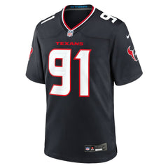 NFL Folorunso Fatukasi Houston Texans Team Game Jersey - Navy